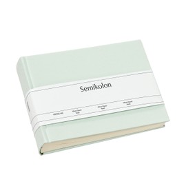 Semikolon 363973 Classic Small Album - 21.5 x 16 cm - 80 Pages Cream for 10 x 15 Photos - Moss Pastel Green