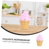 FUNOMOCYA 1Pc Pink Ice Cream Mechanical Kitchen Timer Fun Practical