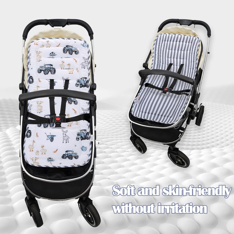 LAT Baby Seat Cover for Prams, Double-Sided Seat Cover Buggy,