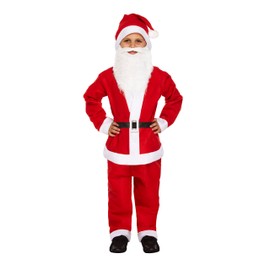 Henbrandt 5 Piece Santa Claus/Father Christmas Fancy Dress Costume (Medium / 7-9 Years)