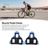 Bicycle Cleats Enhance Stability Grip Foot Pedal Self Locking Tabs