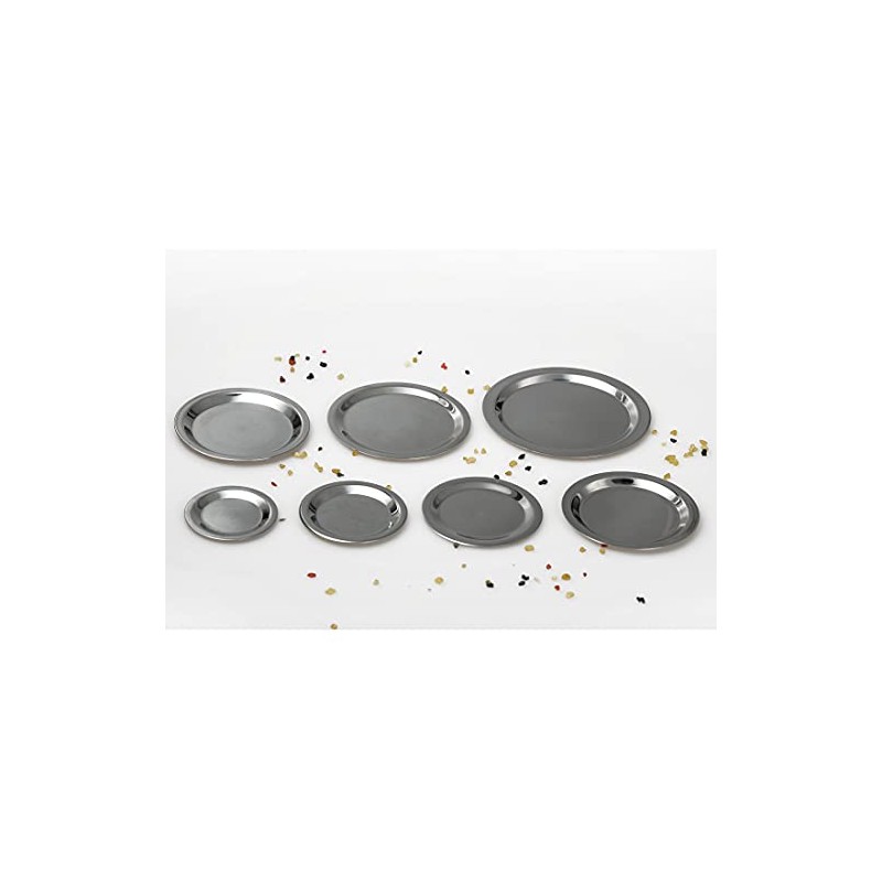NKlaus 10936 Incense Plate Stainless Steel 9 cm Incense Accessories