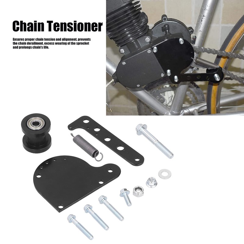 Spring Loaded Chain Tensioner Kit Prevents Chain Derailment Guide Protects
