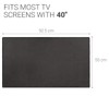 kwmobile 40 Inch TV Case - Indoor TV Screen Protector