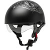 GMAX HH-65 Naked DOT Approved Half Helmet for Motorcycle, Moped,