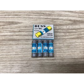 Bussmann BOX OF 4  BUSS BUSSMANN SC-15 LIMITING FUSE 15A 15 AMP 300V CLASS G #09F123*CO