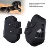 2Pcs Horse Tendon Boots Set Sturdy Adjustable PU Shell Tendon