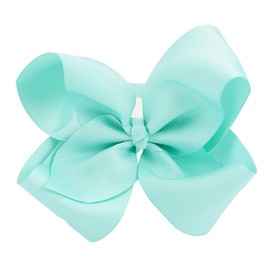 MEEDEE Navy Headband with Bow Fashion Solid Grosgrain Ribbon Hair Bows Big Bow Headbands for Girls Toddler Teens Kids Holiday Dress Decoration Makeup Cosplay Party Headwear Handmade