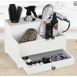 Home Hair Styling Organizer, White