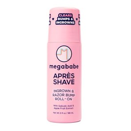 Megababe- Después del afeitado | Post afeitado y depilación | Tratamiento roll-on para pelos encarnados y protuberancias causadas por afeitado para mujeres | Bikini,