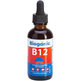 Bioganic Vegan Liquid Sublingual Vitamin B12 Drops Blueberry - 60 ml