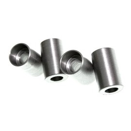 Speed Dealer Customs Counterbore Bungs 3/8" X 1-1/4" Long, Clevis Pin, Stainless Steel, Silver