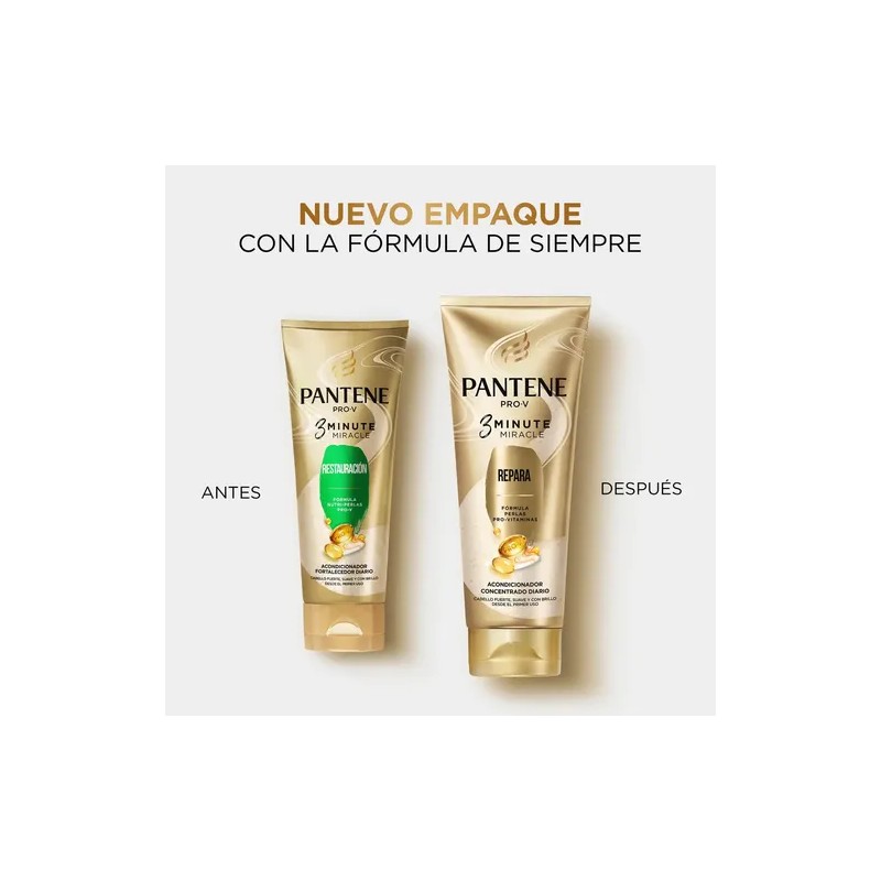Acondicionador Pantene Minute Miracle Repara Perlas