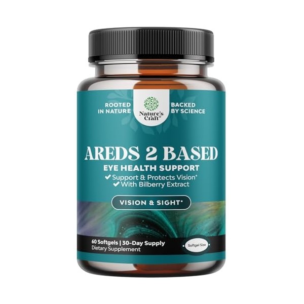 AREDS 2 Based Eye Health Supplement for Adults - AREDs
