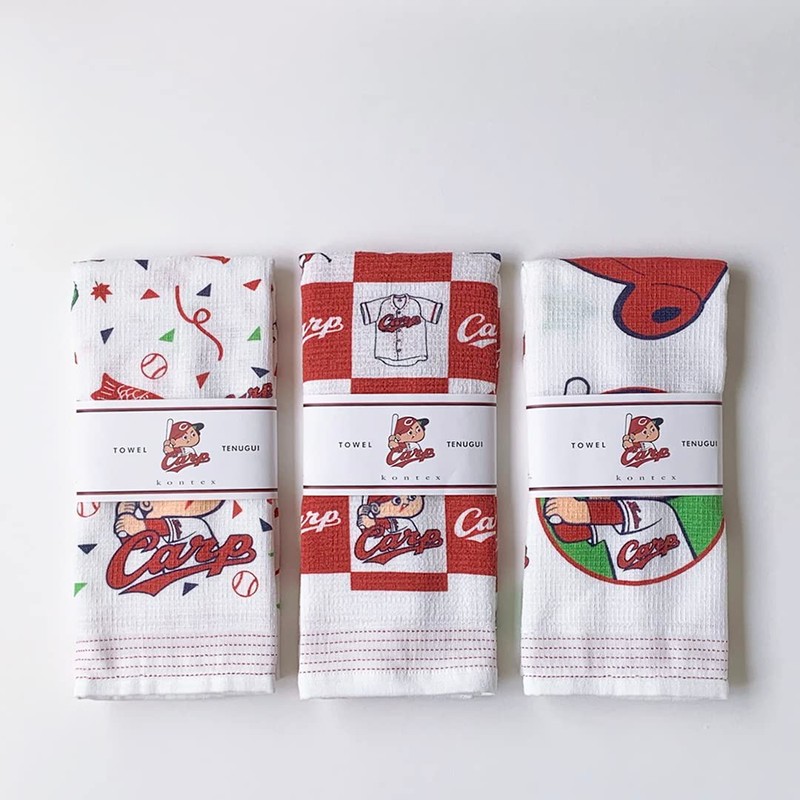 Contex: Carp Approved Towel, 58765-90>, Set of 3, Cloth Go-Yomi