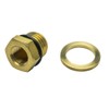 GlowShift M14 x 1.5 Male to 1/8-27 NPT Female Gauge