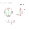 Chanzon 2SA1015 SOT-23 PNP Power BJT Bipolar Junction Transistor, SMD