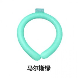 Cooling Neckband Ice Scarf Neck Cooler Free Size/Capri Blue 3ea