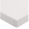 Helena Springfield Plain Dye Percale 50/50 Fitted Sheet, Super King, Polycotton, Silver