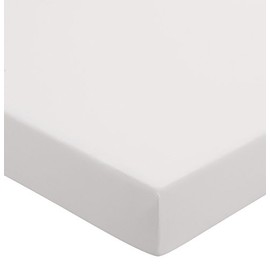 Helena Springfield Plain Dye Percale 50/50 Fitted Sheet, Super King, Polycotton, Silver