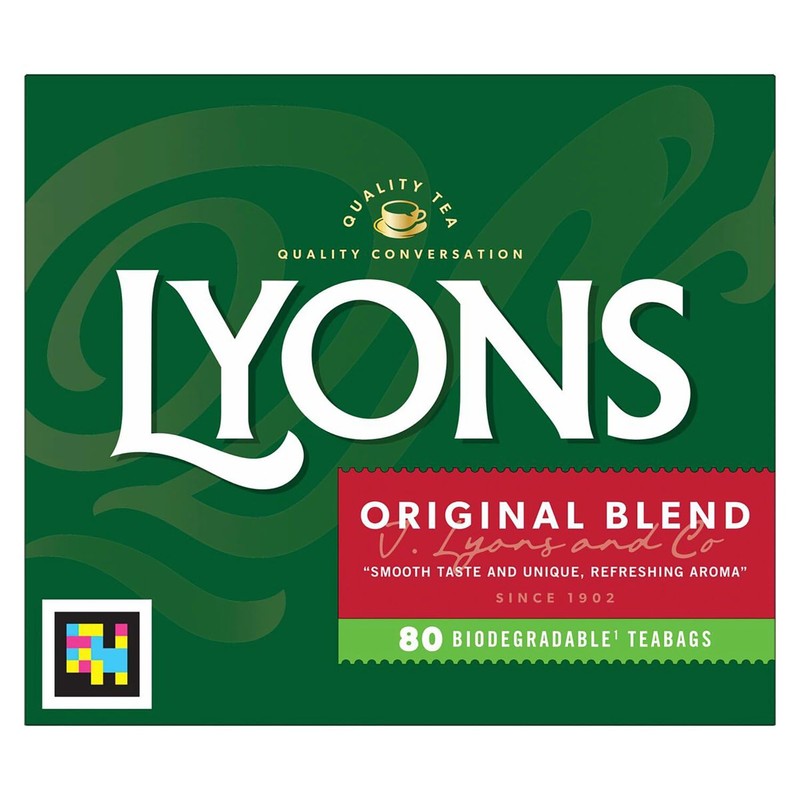 Lyons Original Tea Bags (80 Tea Bags) by Lyons Tea