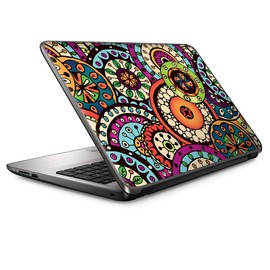 13 inch Universal Laptop Notebook Skin Vinyl Sticker Cover Decal Fits 13 Inch HP Lenovo Apple Mac Dell Compaq Acer - Ethnic Circles Pattern