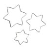 Tala Stainless Steel Star Design Cookie Cutters, Set of 3