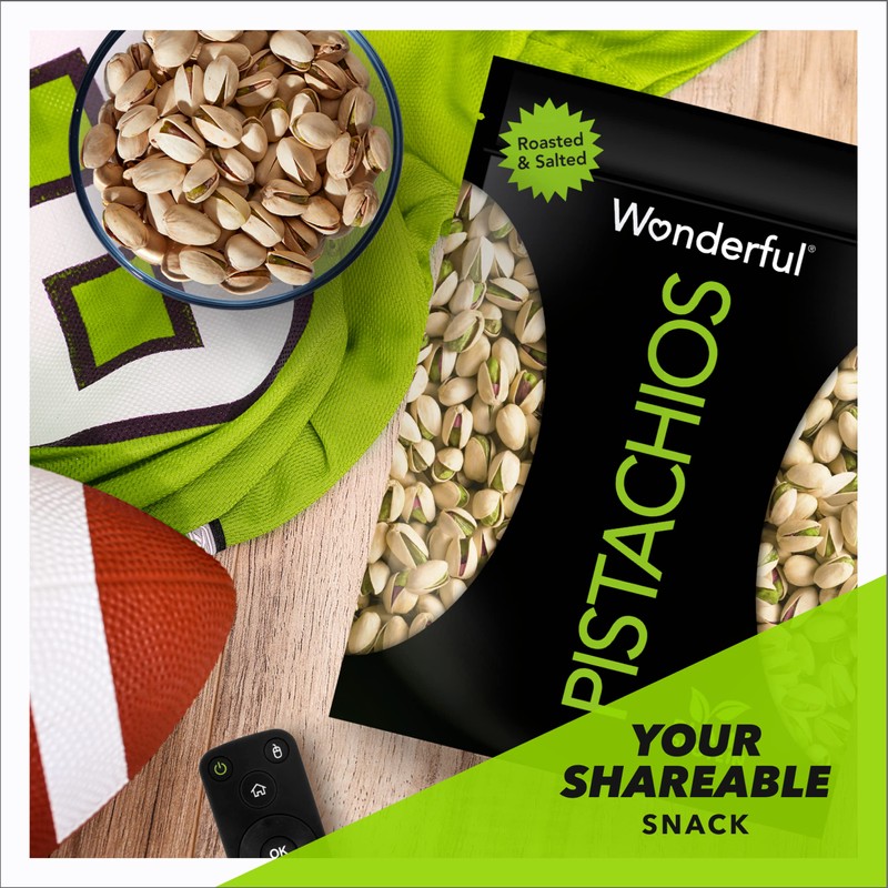 Wonderful Pistachios In Shell, Roasted & Salted Nuts, 48 Ounce