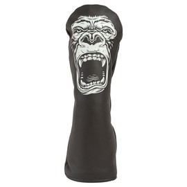 Hazzad Golf Handcrafted Genuine Leather Gorilla Fairway Golf Headcover - Water Resistant, Oversized, Anti-Theft British Design Crafted from Top Grain Leather That Softens With Age