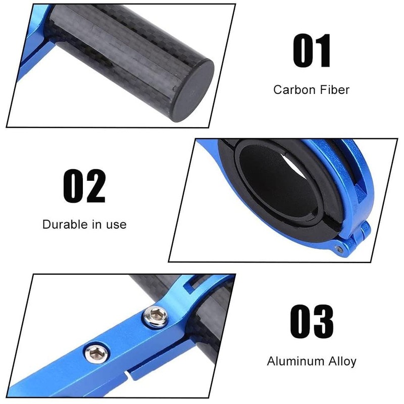 Extensor De Manillar De Bicicleta, Material de Tubo de Carbono,Soporte