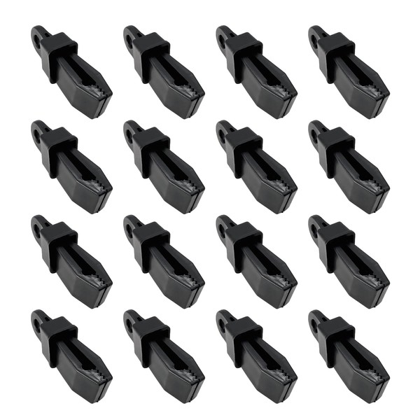 FortuneGlobe Tarp Clips 16 Pieces Tent Tarp Fixing Clips for