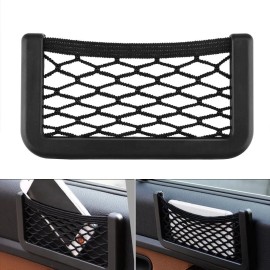 SHENKENUO 2x Large Elastic Storage Net Magazine Holder Rack Camper Van Car Seat Organiser