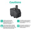 FREESEA Aquarium Submersible Fountain Pump: 30W 550GPH Adjustable Quiet Water