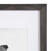DesignOvation Gallery Wood Photo Frame Set for Customizable Wall Display,