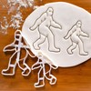 Set of 2 Bigfoot Cookie Cutters, 2 pieces. Bakerlogy