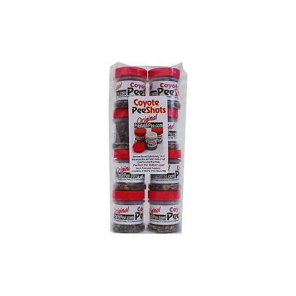 Predator Pee Coyote Pee Shots - Territorial Marking Scent -