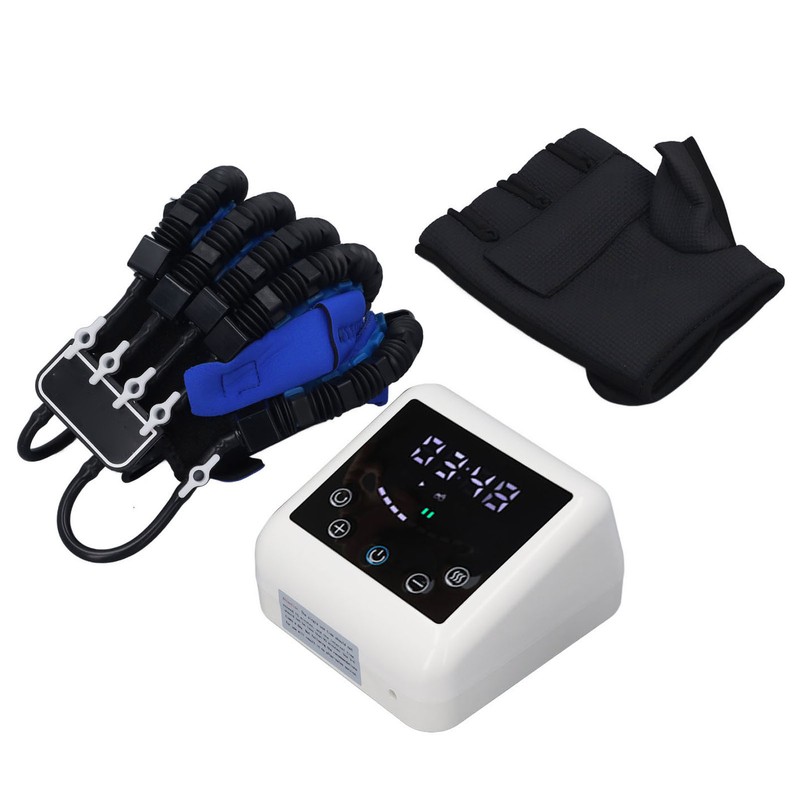 Hand Function Training Glove Rechargeable Hot Compress 3 Modes 9