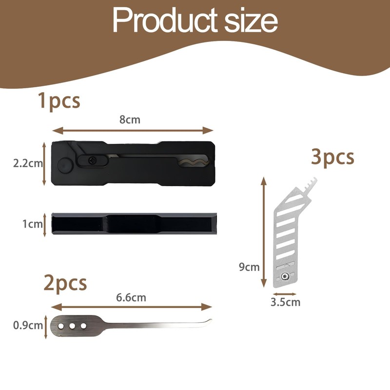 6 PCS Lockpicking Sets, Professional Lock Picking Kit Lock Picks