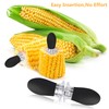 AUGSUN 10Pcs/5 Pairs Corn Holders, Stainless Steel Corn on The