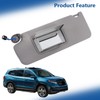 Silscvtt Gray Sun Visor Driver Side with Mirror and Light