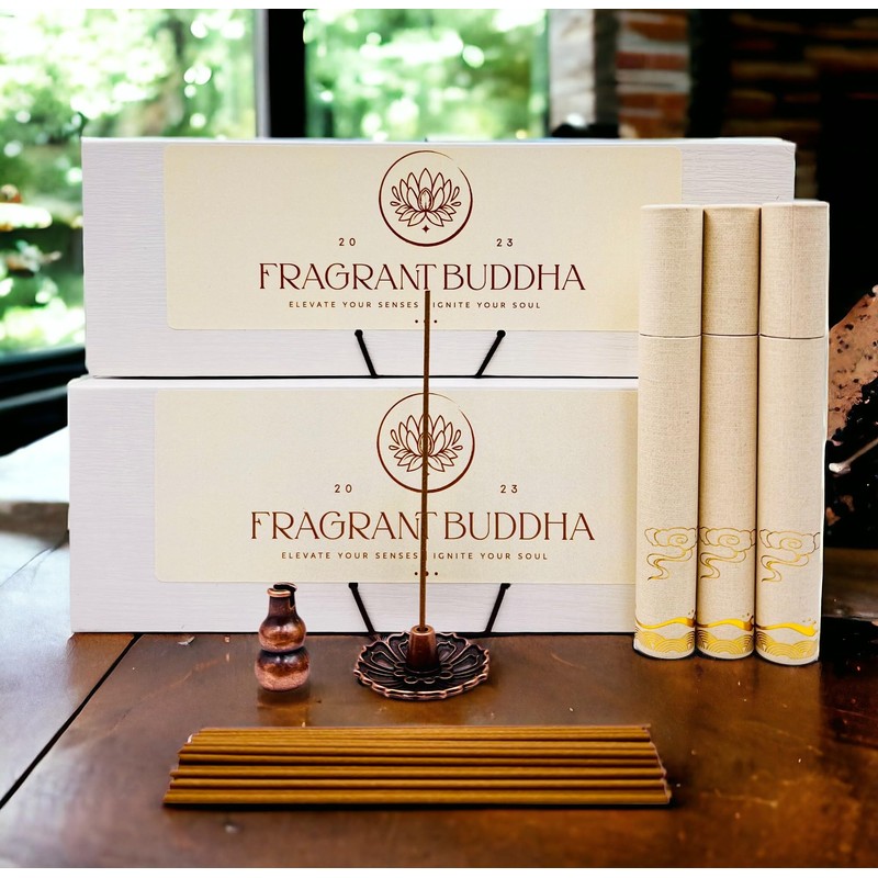 Fragrant Buddha Premium Hoi-An Agarwood Incense Sticks (Short) 10g with