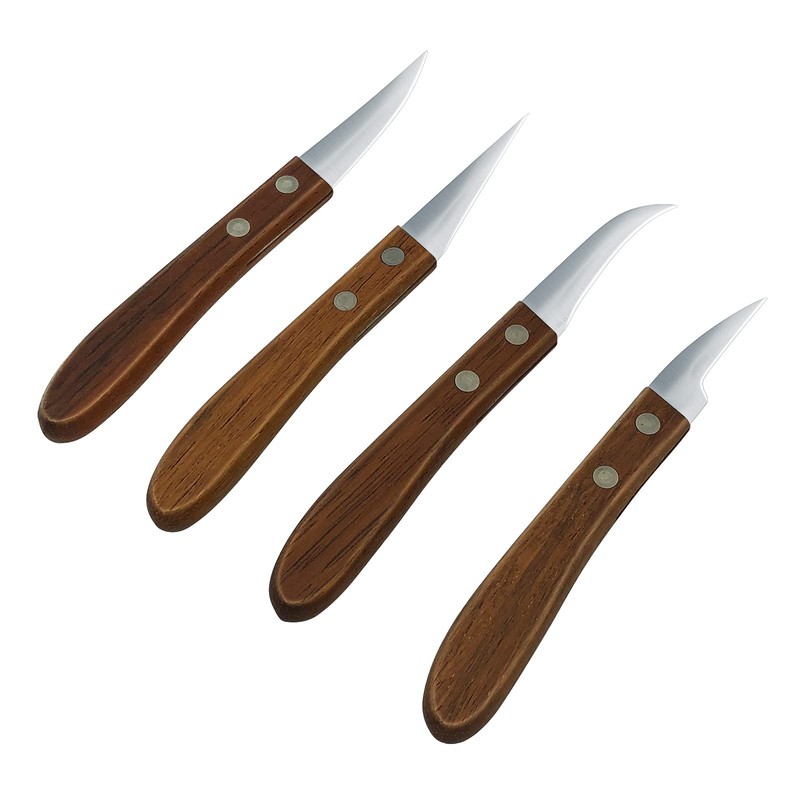 HTIAM 4 Pieces Kitchen Tool Vegetable DIY Carving Knives Professional