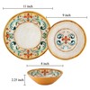 Supreme Housewares 6-Piece Tuscany 11" Melamine Dinner Plate