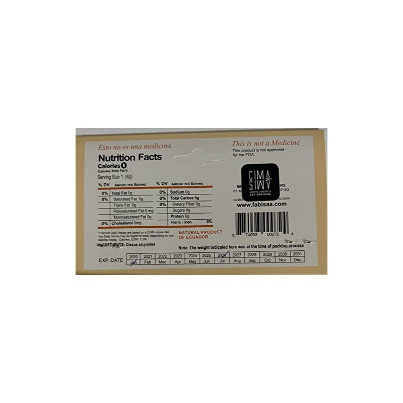 Te' Insulina Herbal Tea -Cissus Sicyoides- 1 oz.