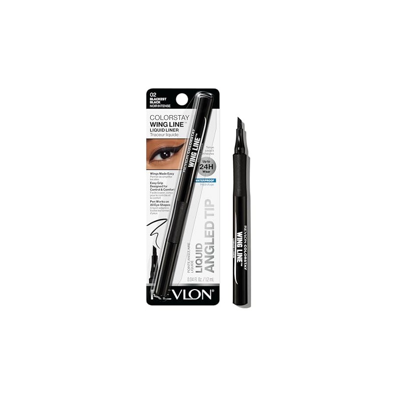 Revlon ColorStay Liquid Eye Pen Triple Edge, Blackest Black, 14