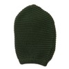 Medium Crown New Rasta Beanie Hat - Olive OSFM
