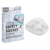 Exquisite White Safety Socket Covers - (Pack Of 8) - Easy Install & Ultra Durable Design - Ultimate Home Safety Solution for Baby & Toddler