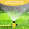 Proxima Direct 3 Pack Garden Sprinklers Lawn Sprinkler Automatic 360°