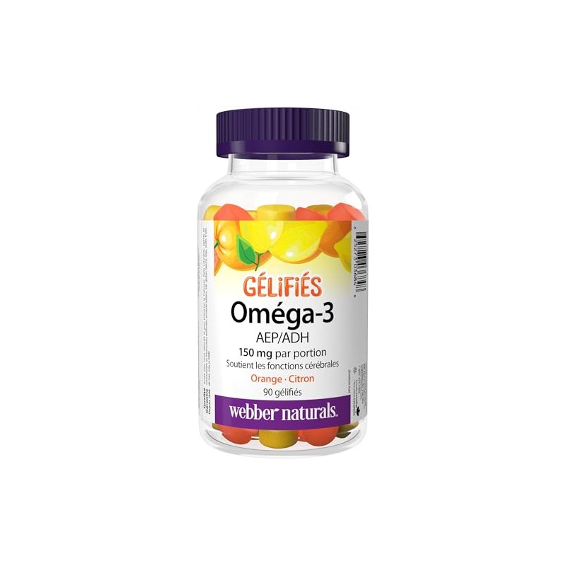 Webber Naturals Webber Naturals Omega-3 Gummy, 90 Gummies, Helps Support