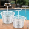Saillong 2 White 8" Skimmer Replacement Basket & 2 Skimmer